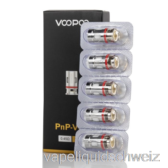 Voopoo PNP-Ersatzspulen 0,45 Ohm PNP-VM3-Mesh-Spulen Vape Ohne Nikotin